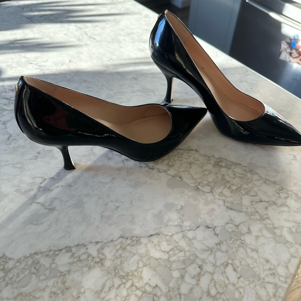 Kate Spade Black Patent Leather Pumps Size 8